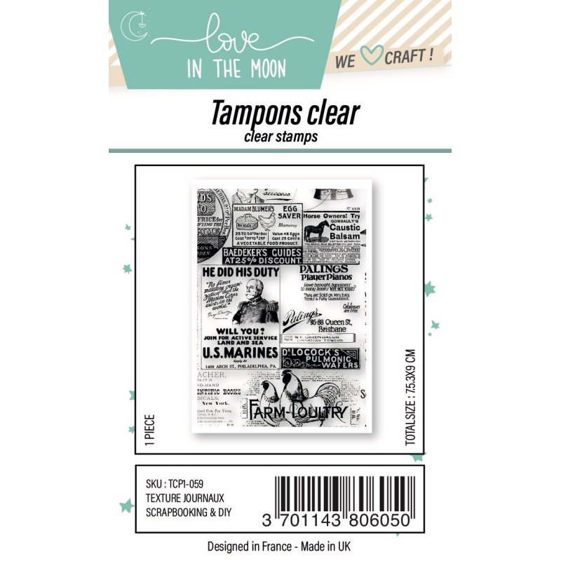 Lot de 6 planches de textures