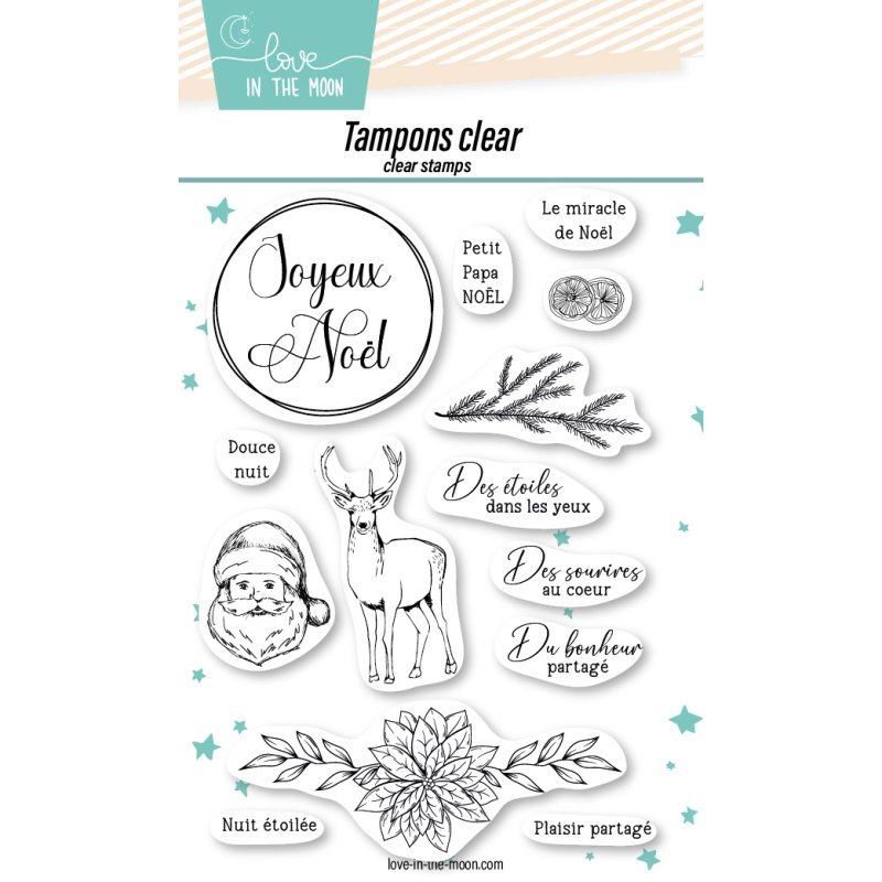 Tampons Joyeux Noël - Love in the Moon