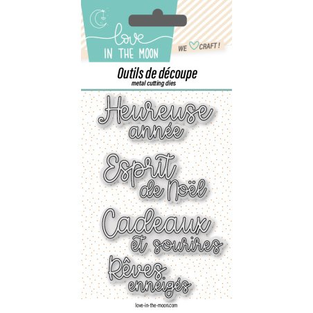 Matrices de découpes - Année / Noël / Cadeaux - Love in the Moon