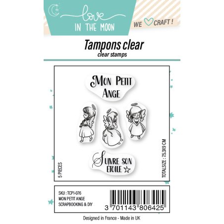 Planche de tampons - Mon petit ange - Love in the Moon