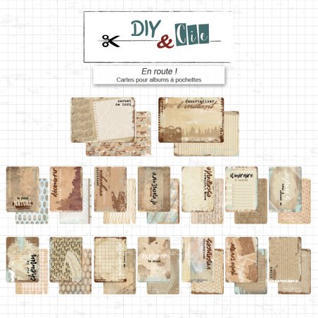 Cartes pour album à pochette : En route !