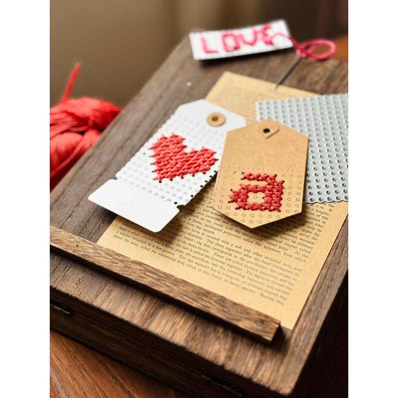 Dies grille de broderie & fils