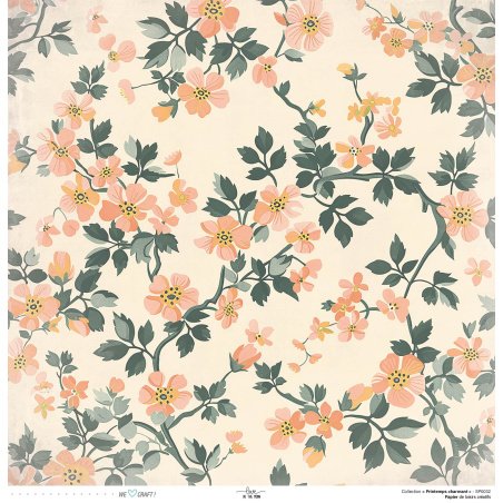 Set Papiers Scrapbooking - Printemps Charmant - Love in the Moon