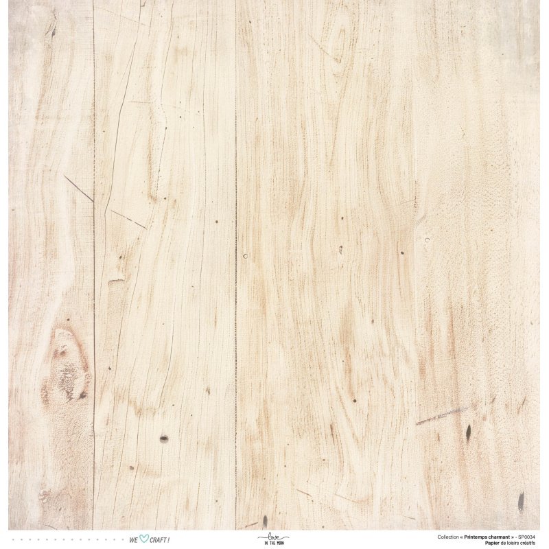 Set Papiers Scrapbooking - Printemps Charmant - Love in the Moon