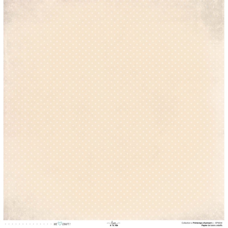 Set Papiers Scrapbooking - Printemps Charmant - Love in the Moon