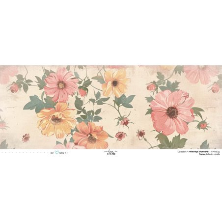 Set Papiers Scrapbooking - Printemps Charmant - Love in the Moon