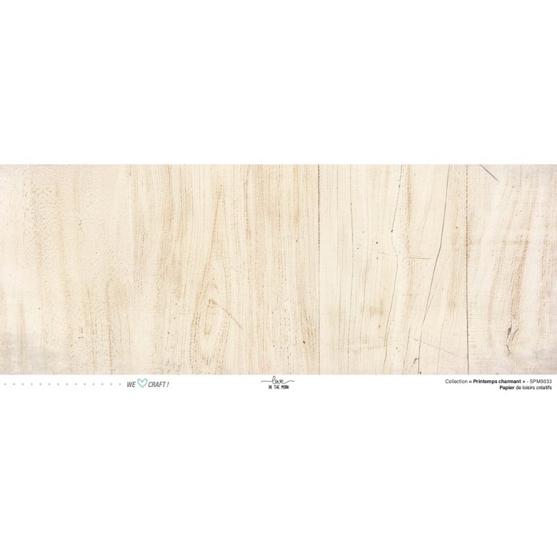 Set Papiers Scrapbooking - Printemps Charmant - Love in the Moon