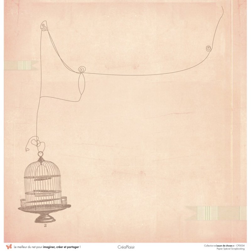 Set papiers Leçon de choses - 6 papiers 30,5x31,5 cm + 6 papiers 12x30,5cm