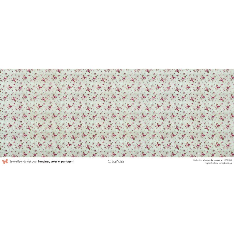 Set papiers Leçon de choses - 6 papiers 30,5x31,5 cm + 6 papiers 12x30,5cm