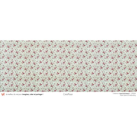 Set papiers Leçon de choses - 6 papiers 30,5x31,5 cm + 6 papiers 12x30,5cm