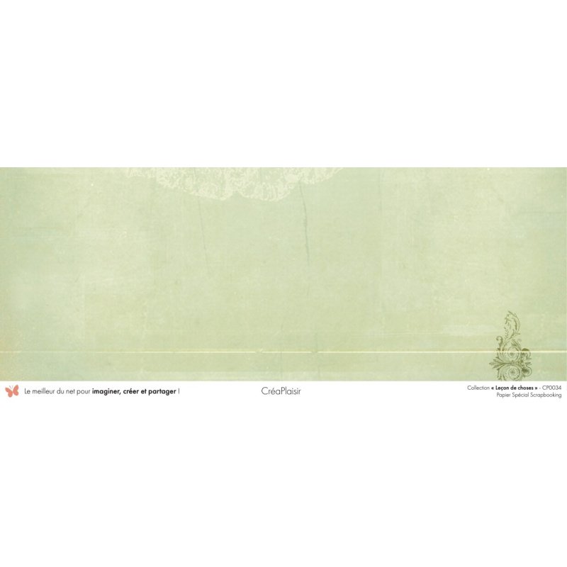 Set papiers Leçon de choses - 6 papiers 30,5x31,5 cm + 6 papiers 12x30,5cm