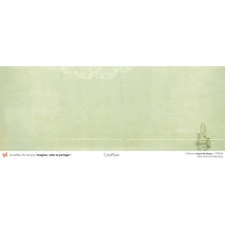 Set papiers Leçon de choses - 6 papiers 30,5x31,5 cm + 6 papiers 12x30,5cm