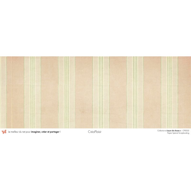 Set papiers Leçon de choses - 6 papiers 30,5x31,5 cm + 6 papiers 12x30,5cm