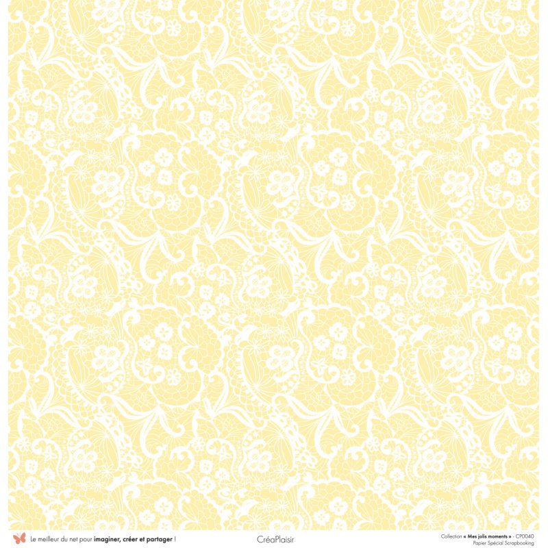 Set papiers Mes jolis moments - 6 papiers 30,5x31,5 cm + 6 papiers 12x30,5cm