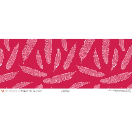 Set papiers Mes jolis moments - 6 papiers 30,5x31,5 cm + 6 papiers 12x30,5cm