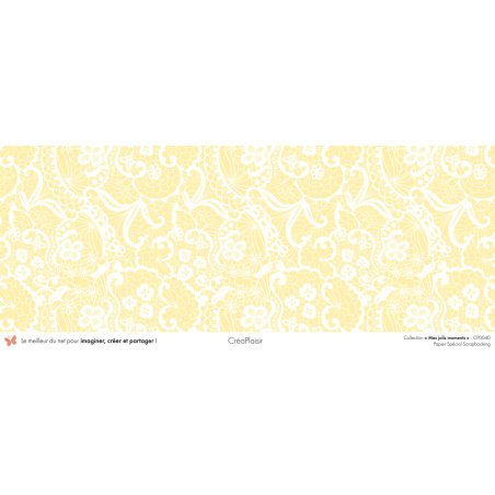 Set papiers Mes jolis moments - 6 papiers 30,5x31,5 cm + 6 papiers 12x30,5cm