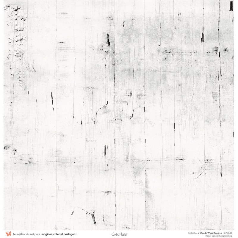 Set papiers Woody Wood Papers - 6 papiers 30,5x31,5 cm + 6 papiers 12x30,5cm