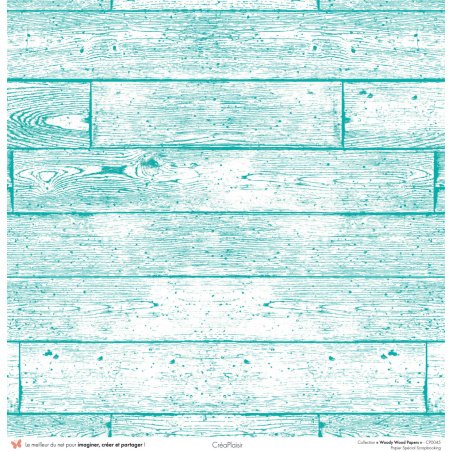 Set papiers Woody Wood Papers - 6 papiers 30,5x31,5 cm + 6 papiers 12x30,5cm