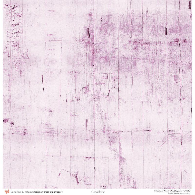 Set papiers Woody Wood Papers - 6 papiers 30,5x31,5 cm + 6 papiers 12x30,5cm