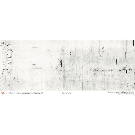 Set papiers Woody Wood Papers - 6 papiers 30,5x31,5 cm + 6 papiers 12x30,5cm