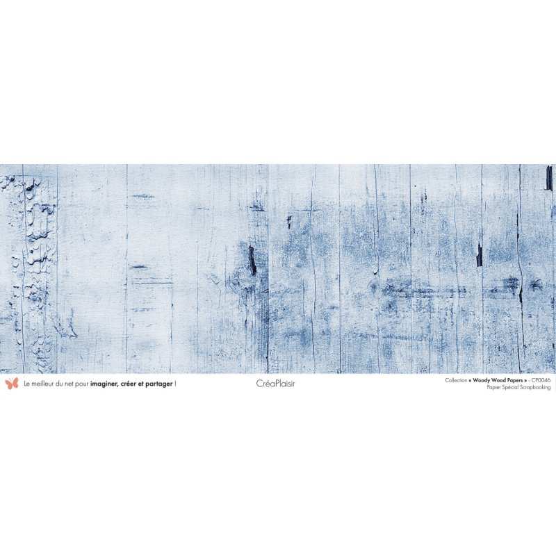 Set papiers Woody Wood Papers - 6 papiers 30,5x31,5 cm + 6 papiers 12x30,5cm
