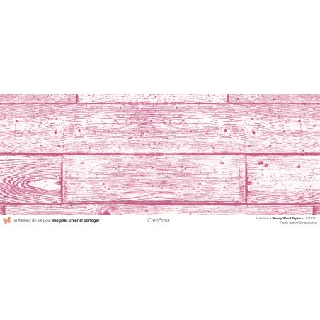 Set papiers Woody Wood Papers - 6 papiers 30,5x31,5 cm + 6 papiers 12x30,5cm