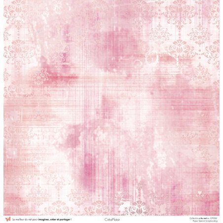 Set papiers Au vert - 12 papiers : 6 papiers 30,5x31,5 cm + 6 papiers 12x30,5cm