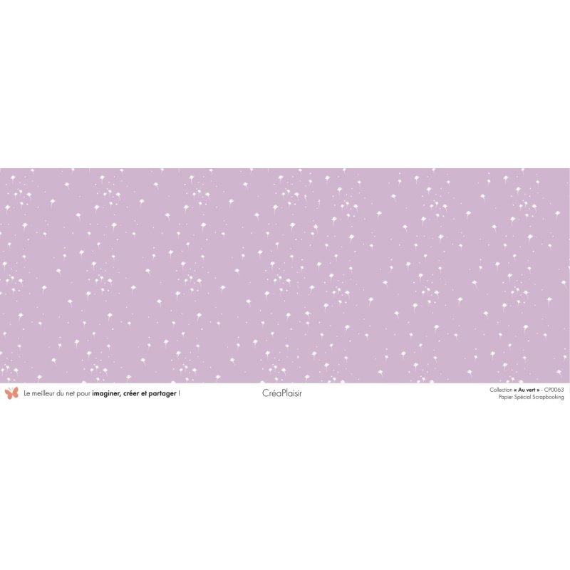 Set papiers Au vert - 12 papiers : 6 papiers 30,5x31,5 cm + 6 papiers 12x30,5cm