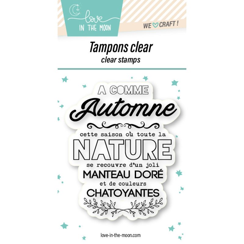 Tampon grande expression "A Comme Automne"