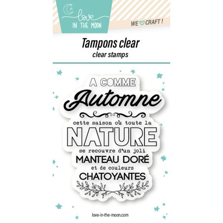 Tampon grande expression "A Comme Automne"