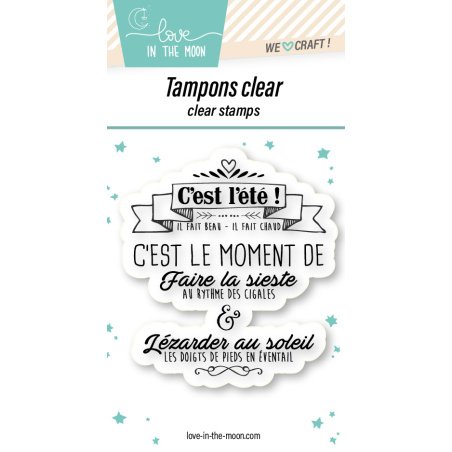 Tampon grande expression "C’Est L’Été"
