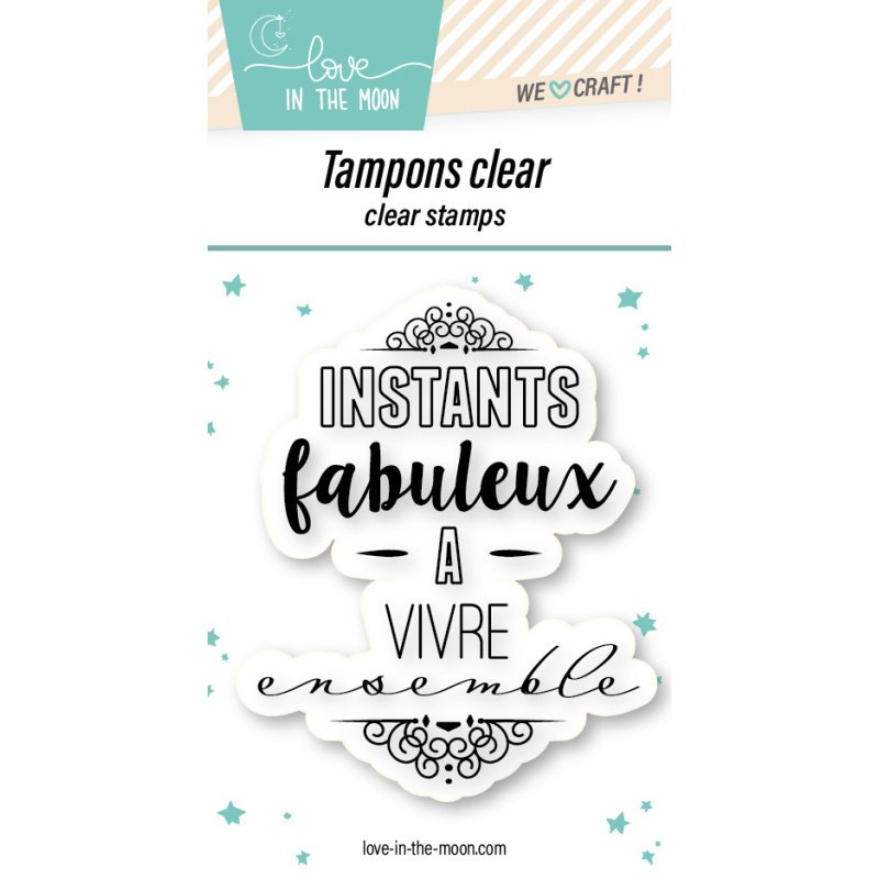 Tampon grande expression "Instants Fabuleux"