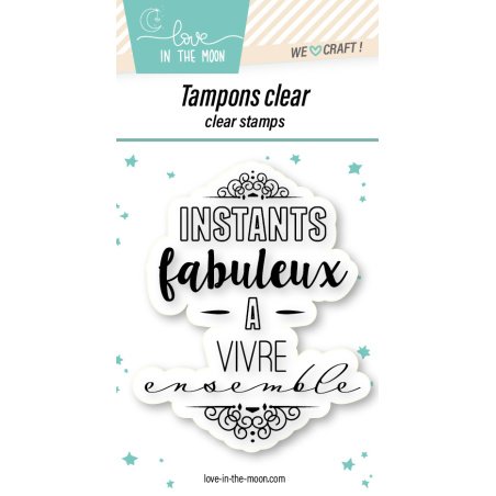 Tampon grande expression "Instants Fabuleux"