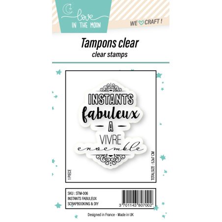 Tampon grande expression "Instants Fabuleux"