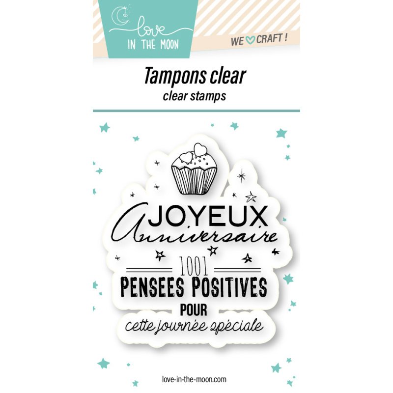 Tampon grande expression "Joyeux Anniversaire"