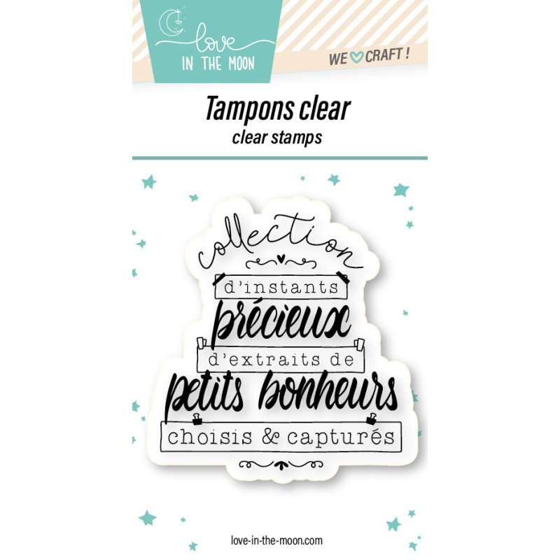 Tampon grande expression "Instants Précieux"