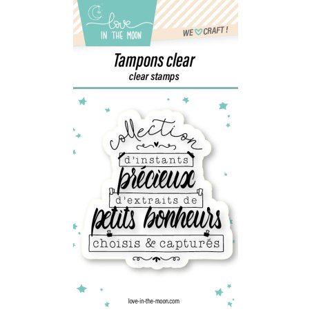 Tampon grande expression "Instants Précieux"