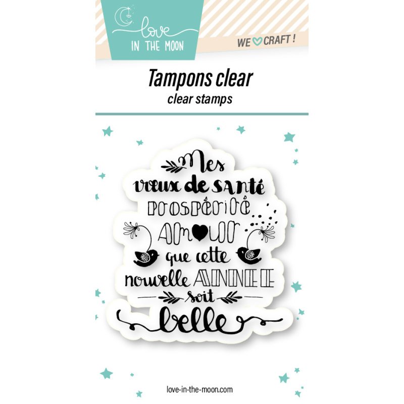 Tampon grande expression "Mes Voeux De Santé"