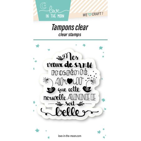 Tampon grande expression "Mes Voeux De Santé"