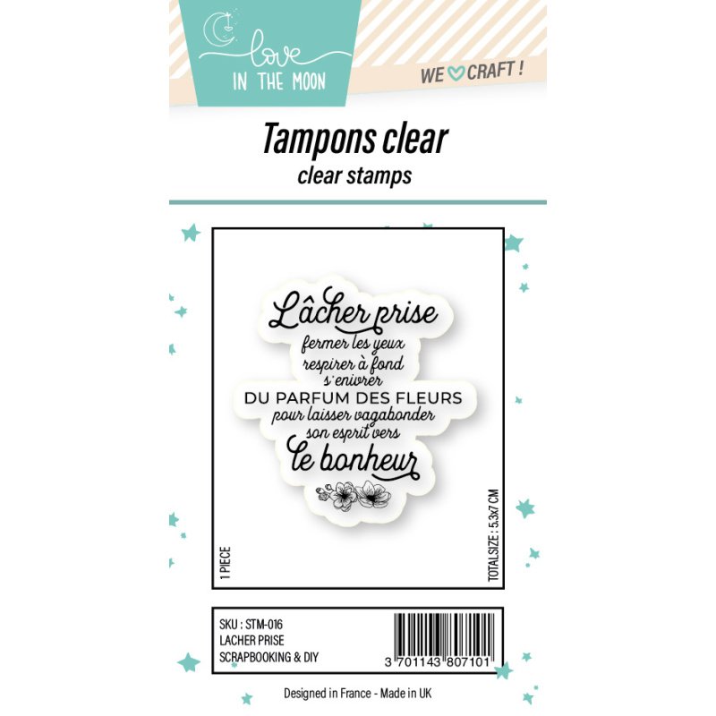 Tampon grande expression "Lacher Prise"
