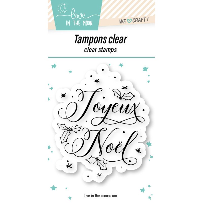 Tampon grande expression "Joyeux Noël"