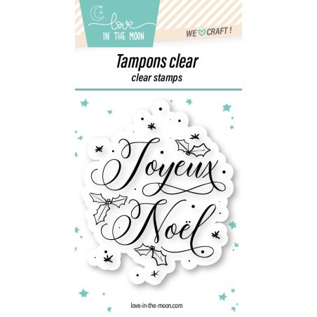 Tampon grande expression "Joyeux Noël"