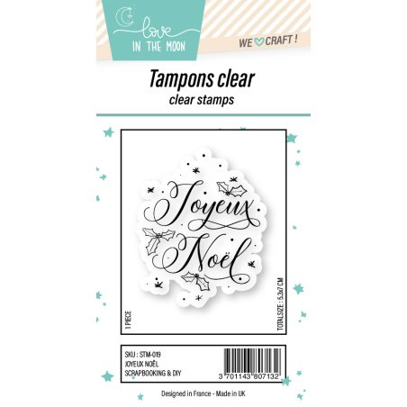 Tampon grande expression "Joyeux Noël"