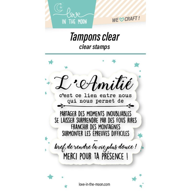 Tampon grande expression "L’Amitié"