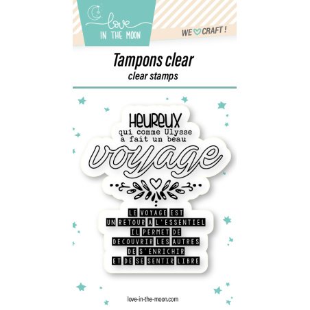 Tampon grande expression "Heureux Qui Comme Ulysse"