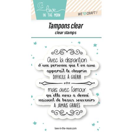 Tampon grande expression "Avec La Disparition"