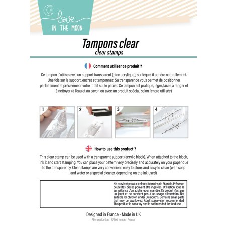 Tampon cadre pour expression de la série STM  "Couronne De Feuillage"