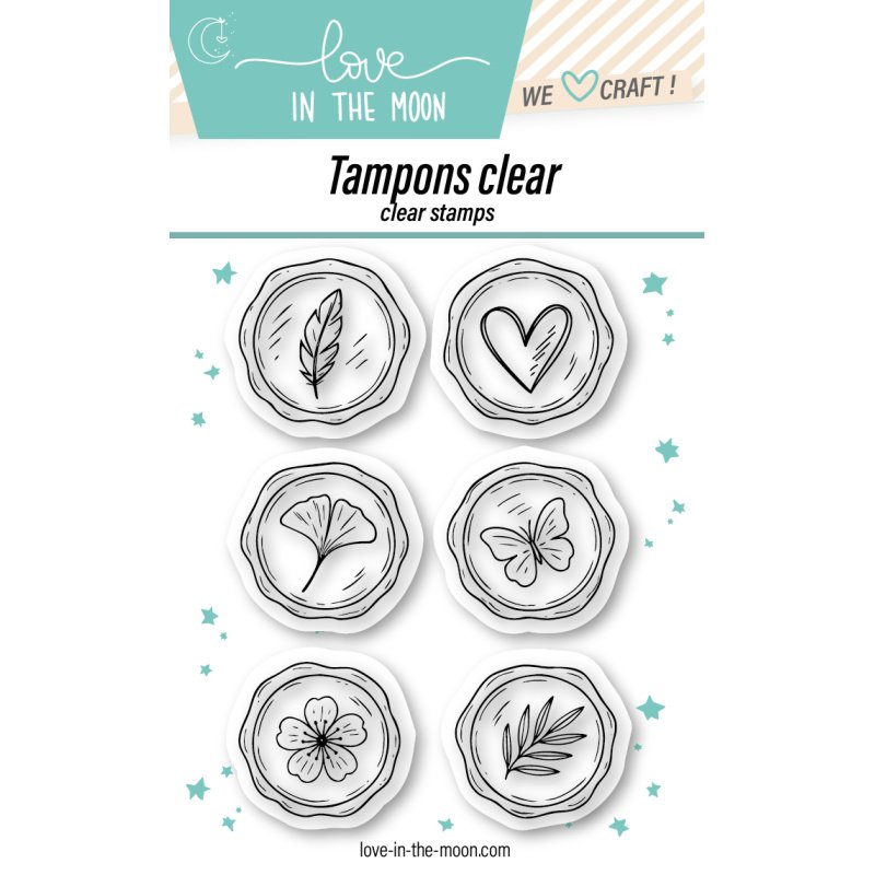 Tampon clear "Cachets De Cire Vintage"