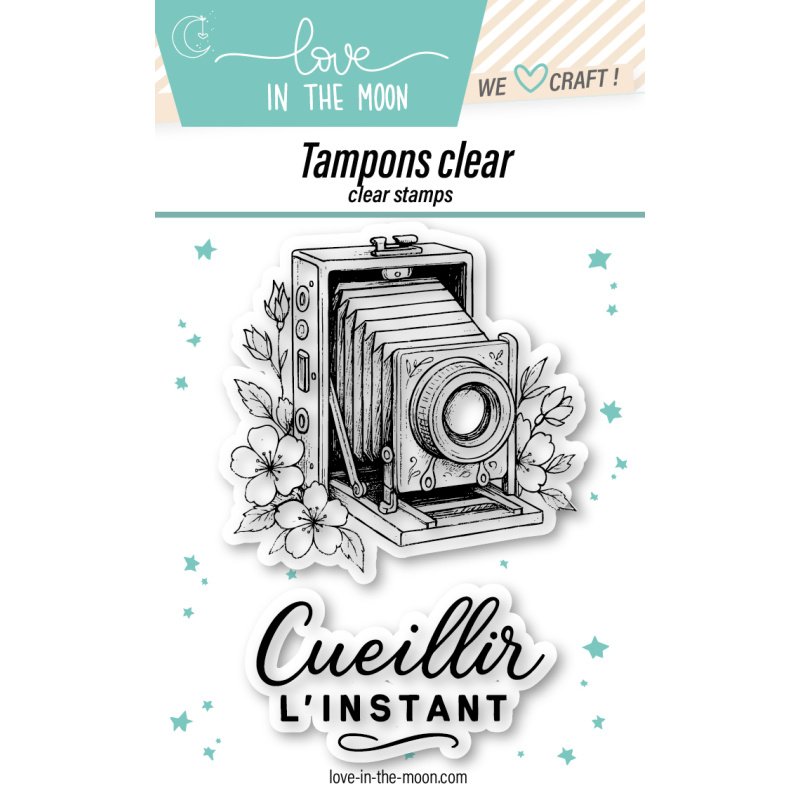 Tampon clear "Cueillir L'Instant - Appareil Photo"