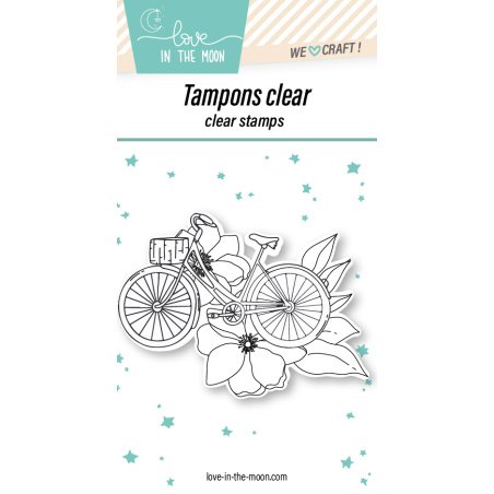 Tampon "Vélo Fleuri Poétique"